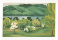 Lake George, Early Moonrise Spring, 1930 - Notecard