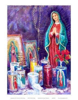 Guadalupe with Votives