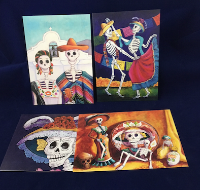 Candy Mayer "Day of Dead" notecard set