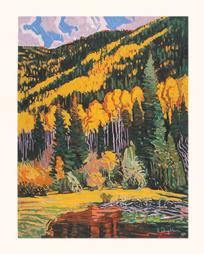 Fall Mountains - Original Serigraph