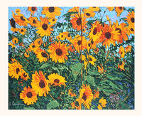 Wild Sunflowers - Original Serigraph