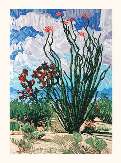 Desert Bloom - Original Serigraph