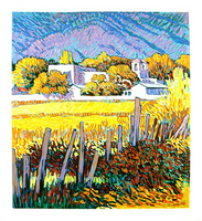 Ranchos Vista - Original Serigraph