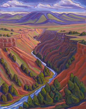 Taos Gorge - canvas