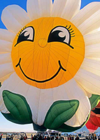 Sunflower Balloon- notecard