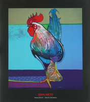 Rooster with Blue Corn