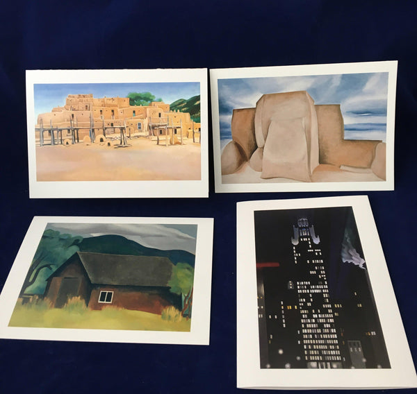 O'Keeffe "Buildings" notecard set