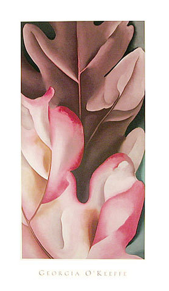 Oak Leaves, Pink and Grey, 1929