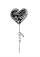 Valentines - Love (single balloon)