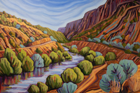 River to Taos - canvas