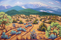 Spring on the Back Road - canvas